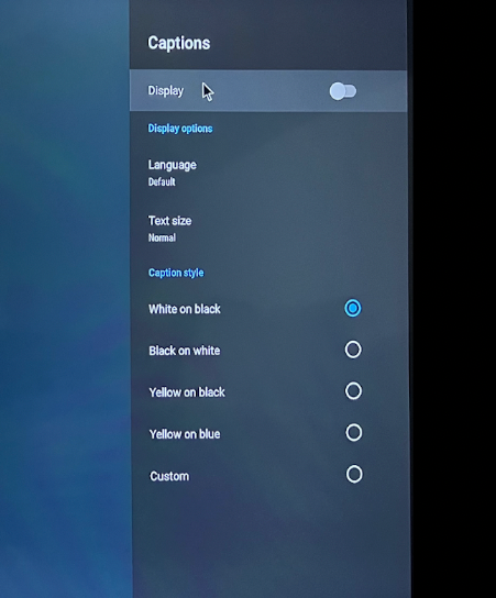 Turn On/Off Captions & Subtitles SuperBox